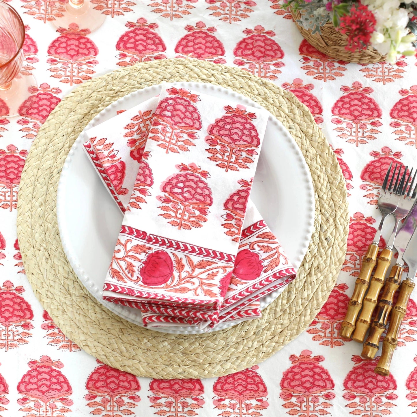 Pink City Napkin (Set of 4)