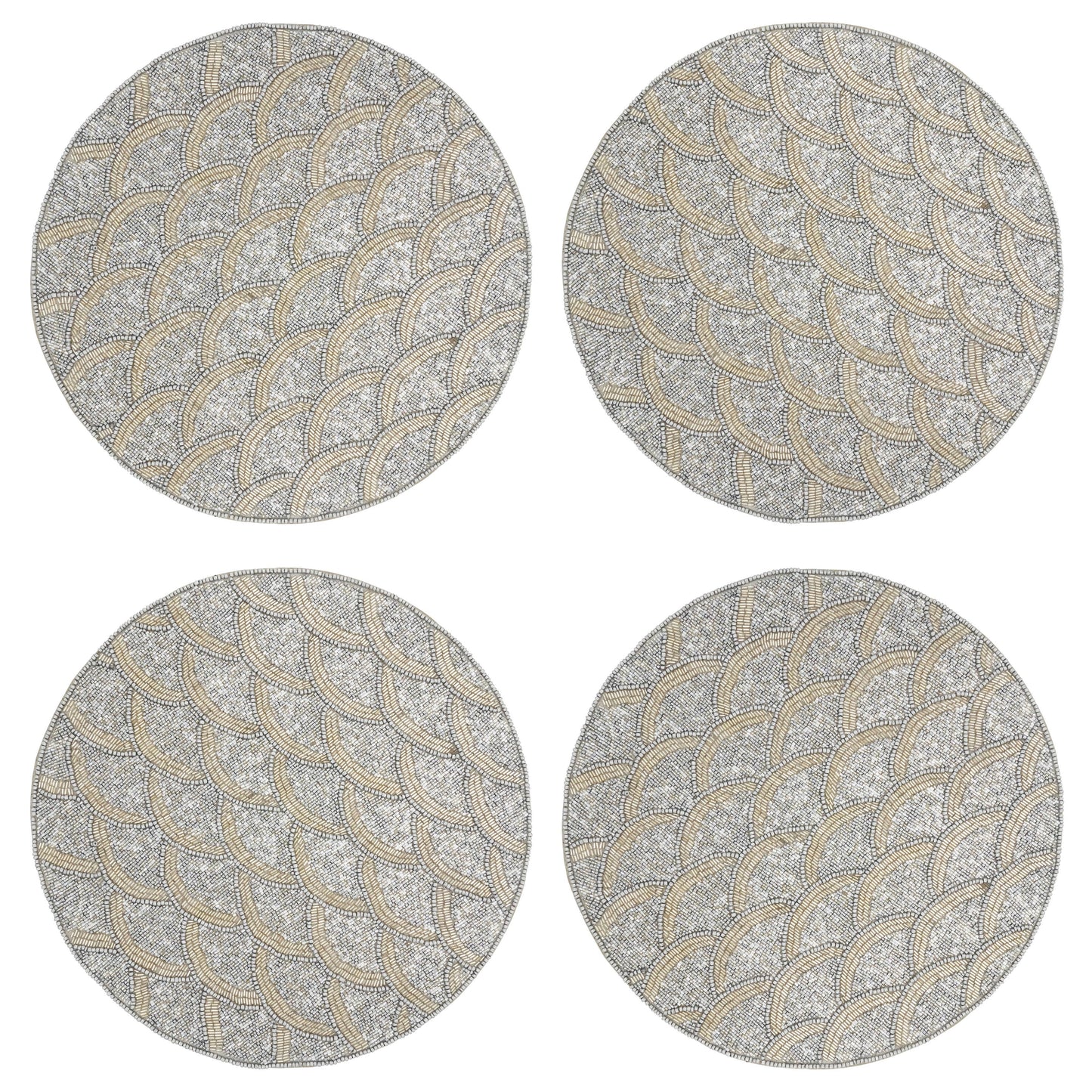 Beaded Scallop Placemat