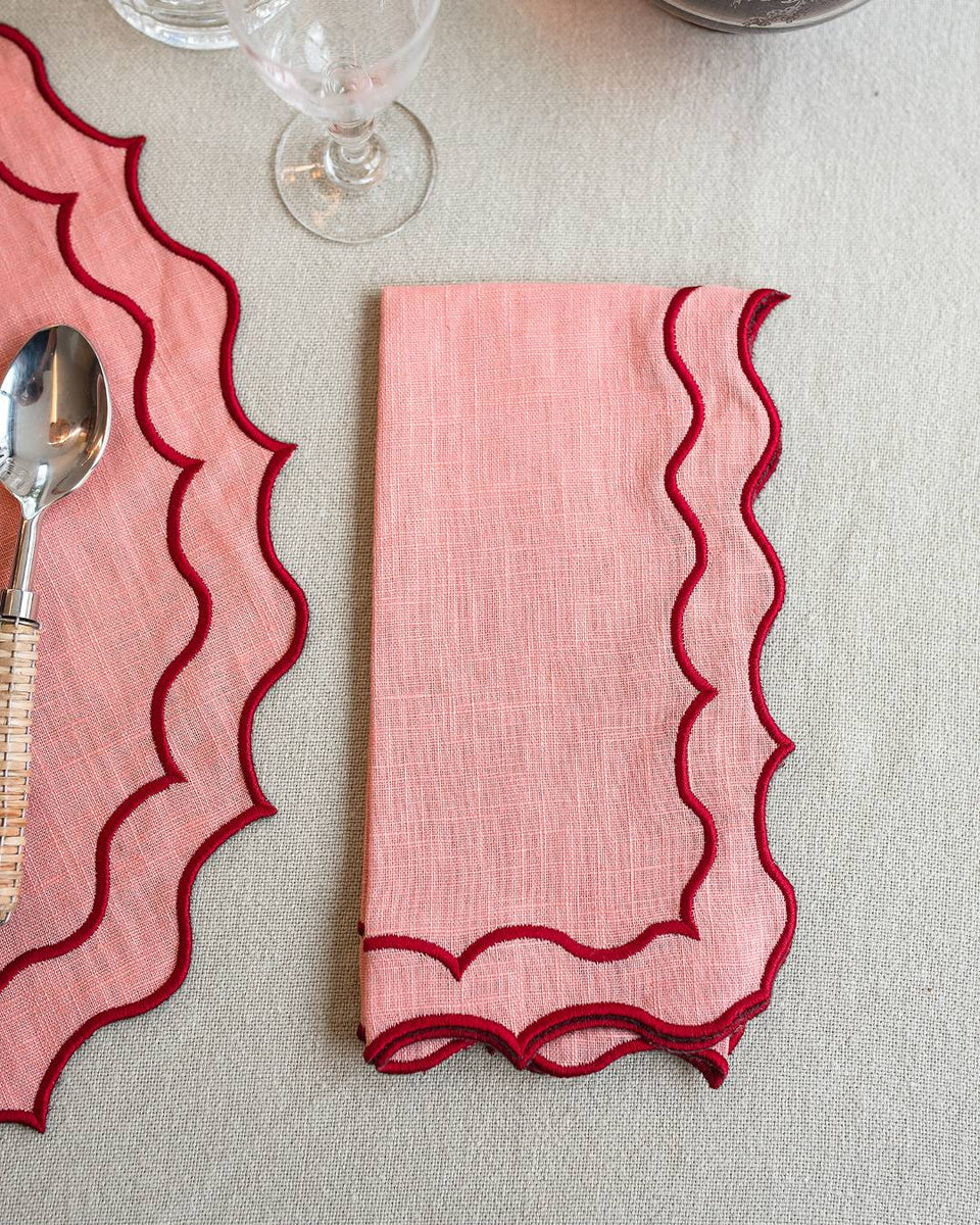 Navy Placemat and Napkin Set