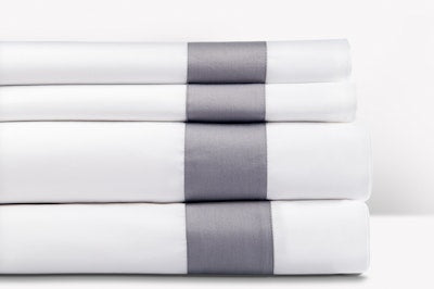 Square Grey Fitted Sheet