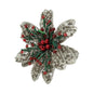 Blossoming Beaded Flower Napkin Ring (Set of 4)