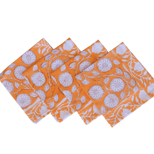 Pumpkin Orange Napkin (Set of 4)