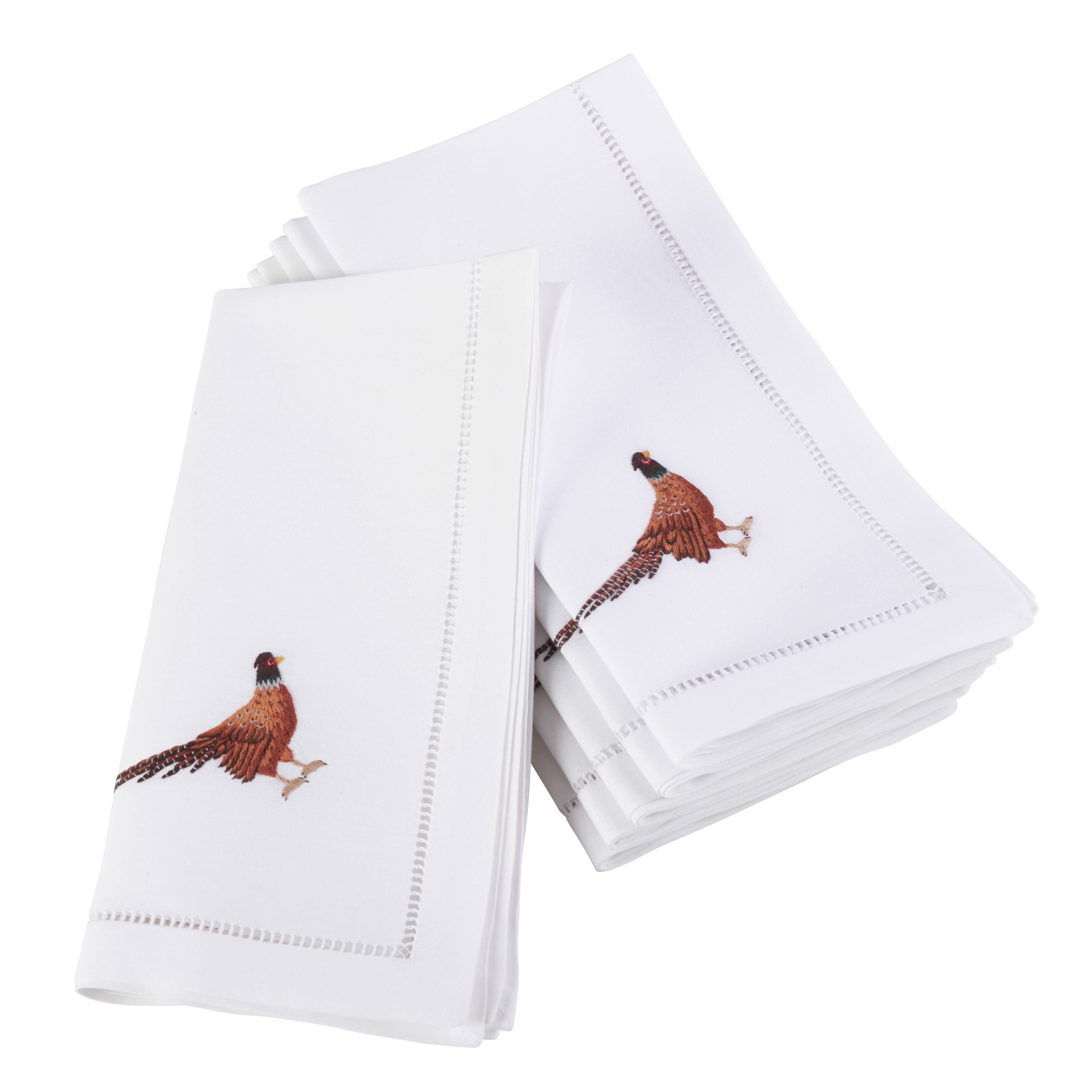 Lino Vivo Pheasant Napkin