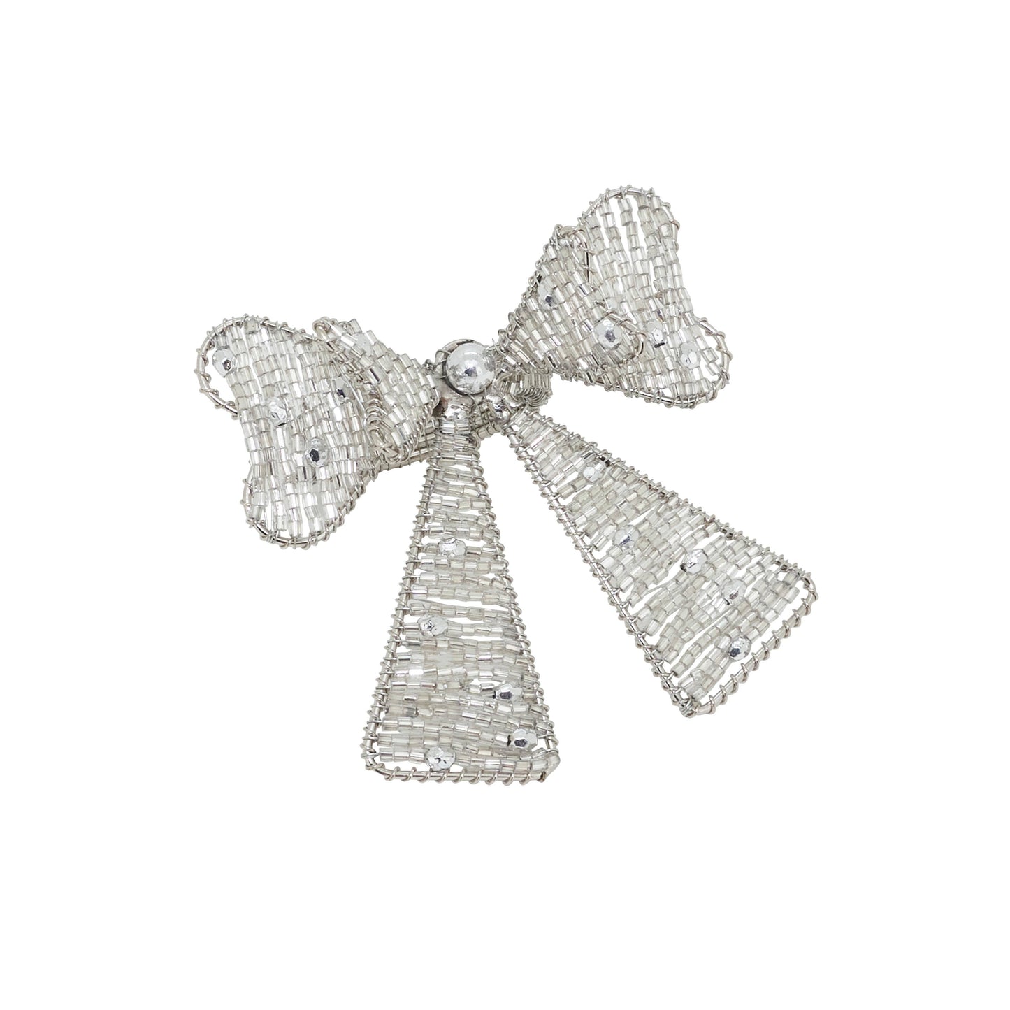 Beaded Bow Napkin Ring (Set of 4)