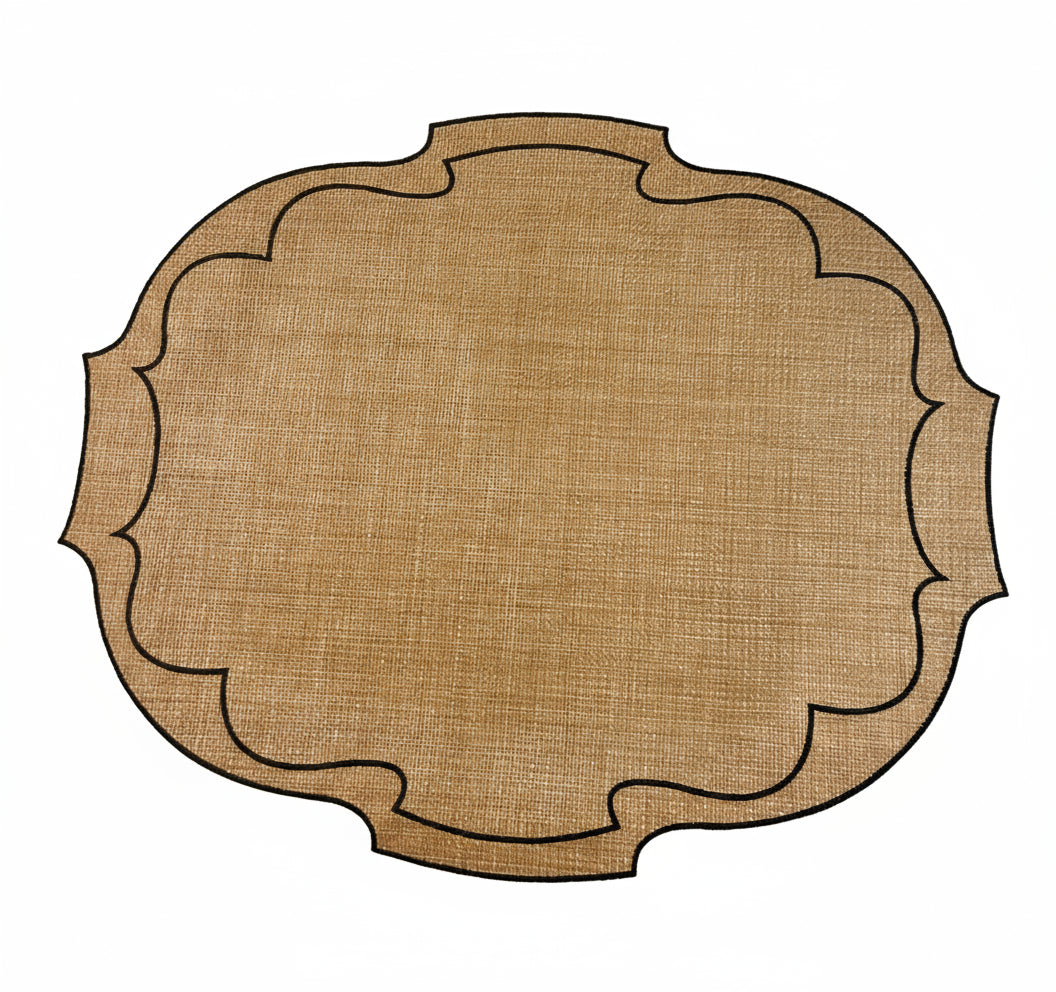 Parentesi Oval Raffia Placemat