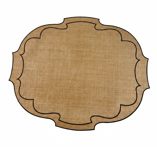 Parentesi Oval Raffia Placemat