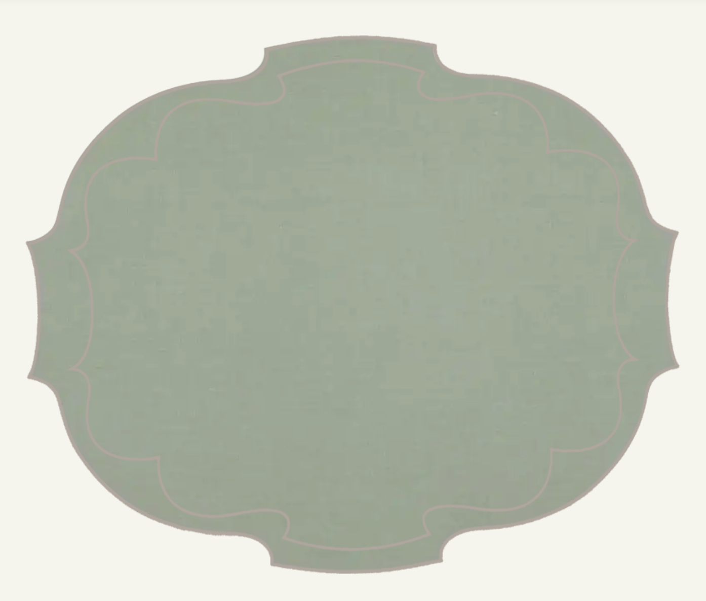 Parentesi Oval Placemat