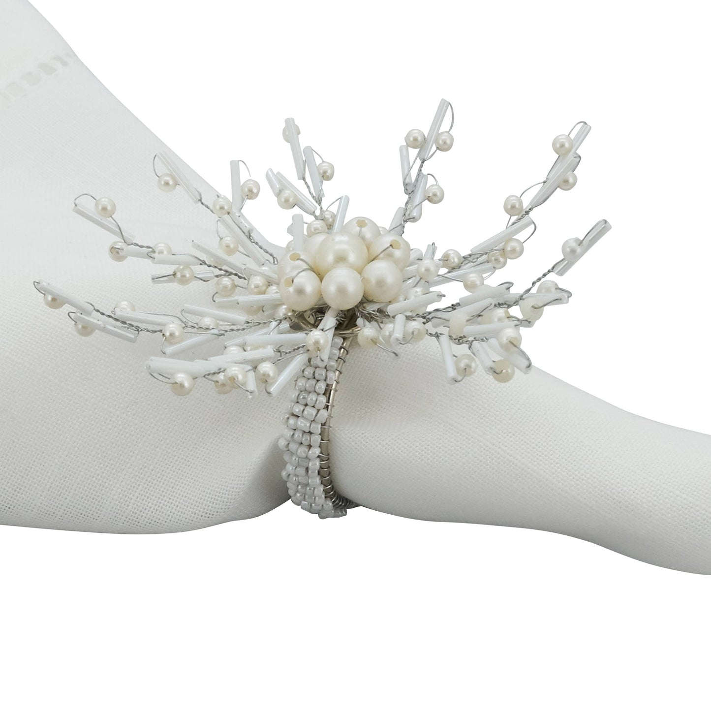 Glittering Glam Napkin Ring (Set of 4)