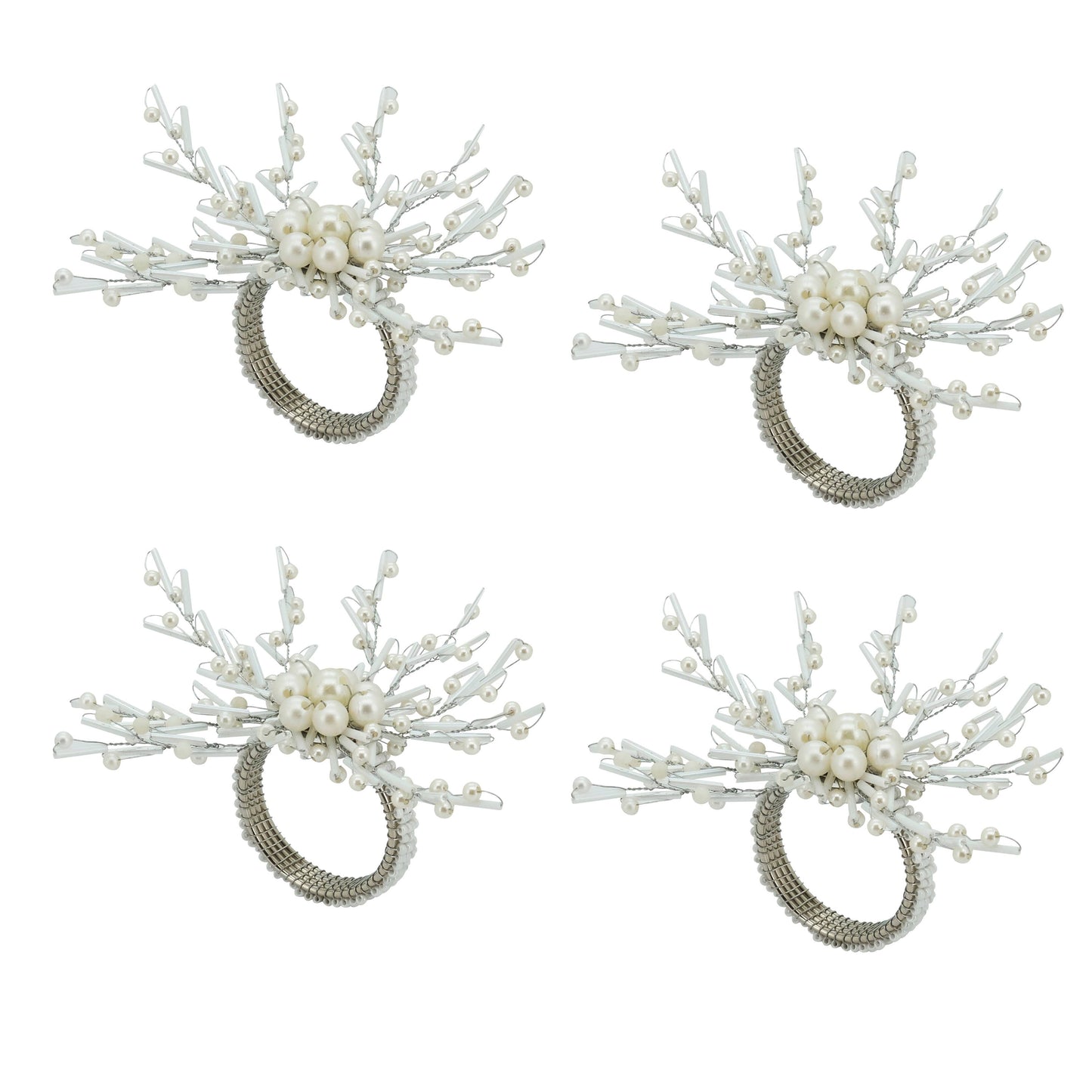 Glittering Glam Napkin Ring (Set of 4)
