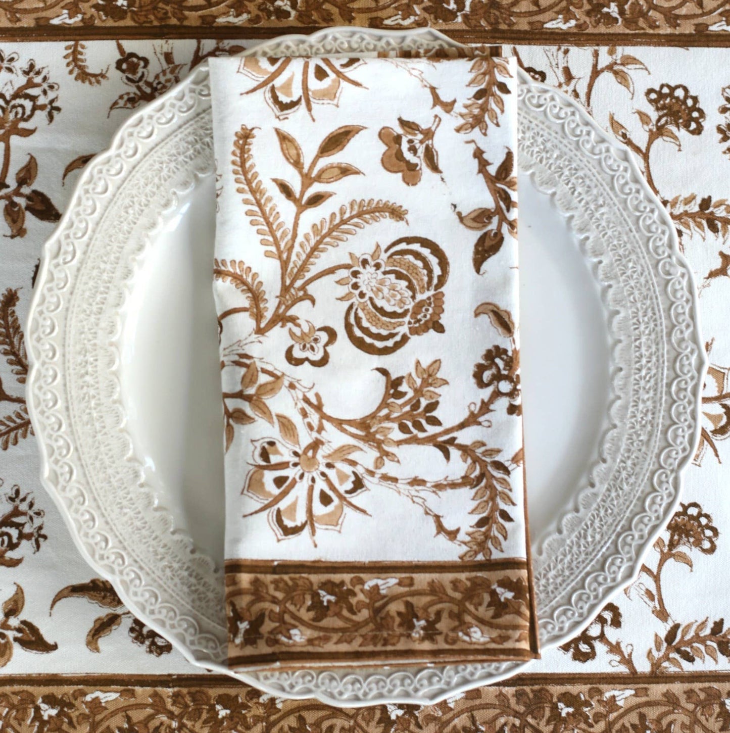 Lilibet Mocha Napkin (Set of 4)