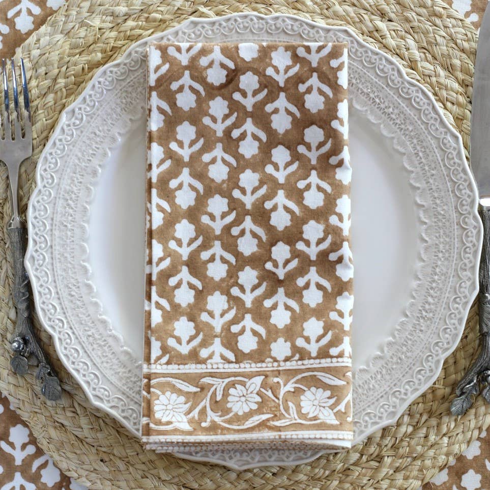 Charlotte Caramel Napkin (Set of 4)