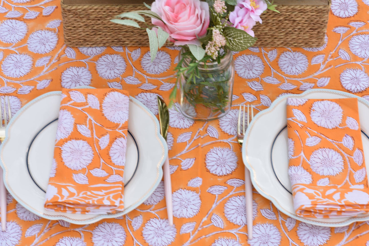 Pumpkin Orange Napkin (Set of 4)