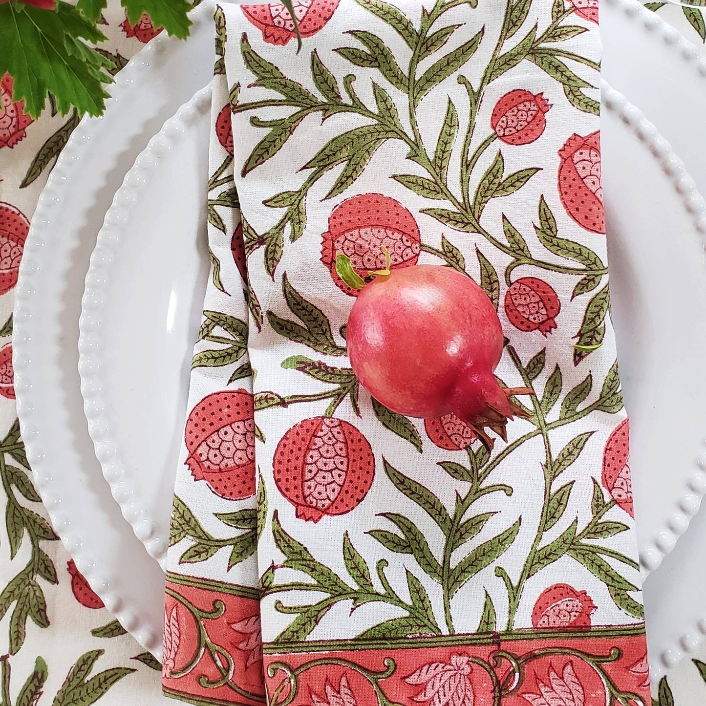 Pomegranate Red Napkin (Set of 4)