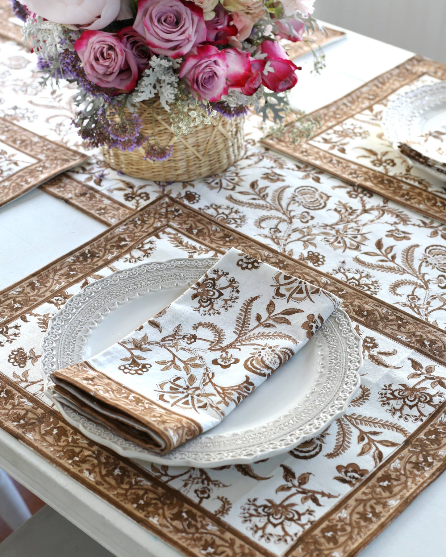 Lilibet Mocha Napkin (Set of 4)