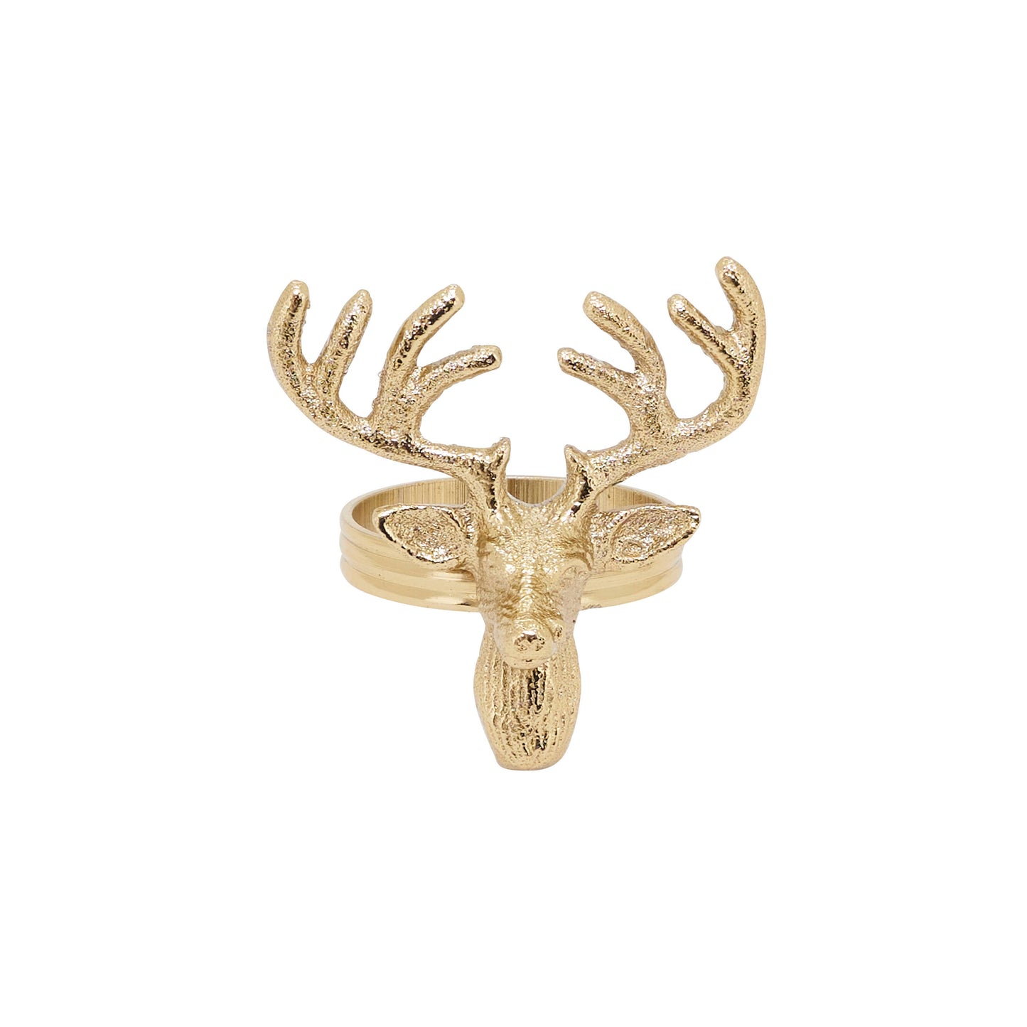 Reindeer Design Napkin Ring (Set of 4)